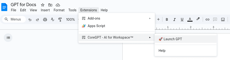 Docs Install
