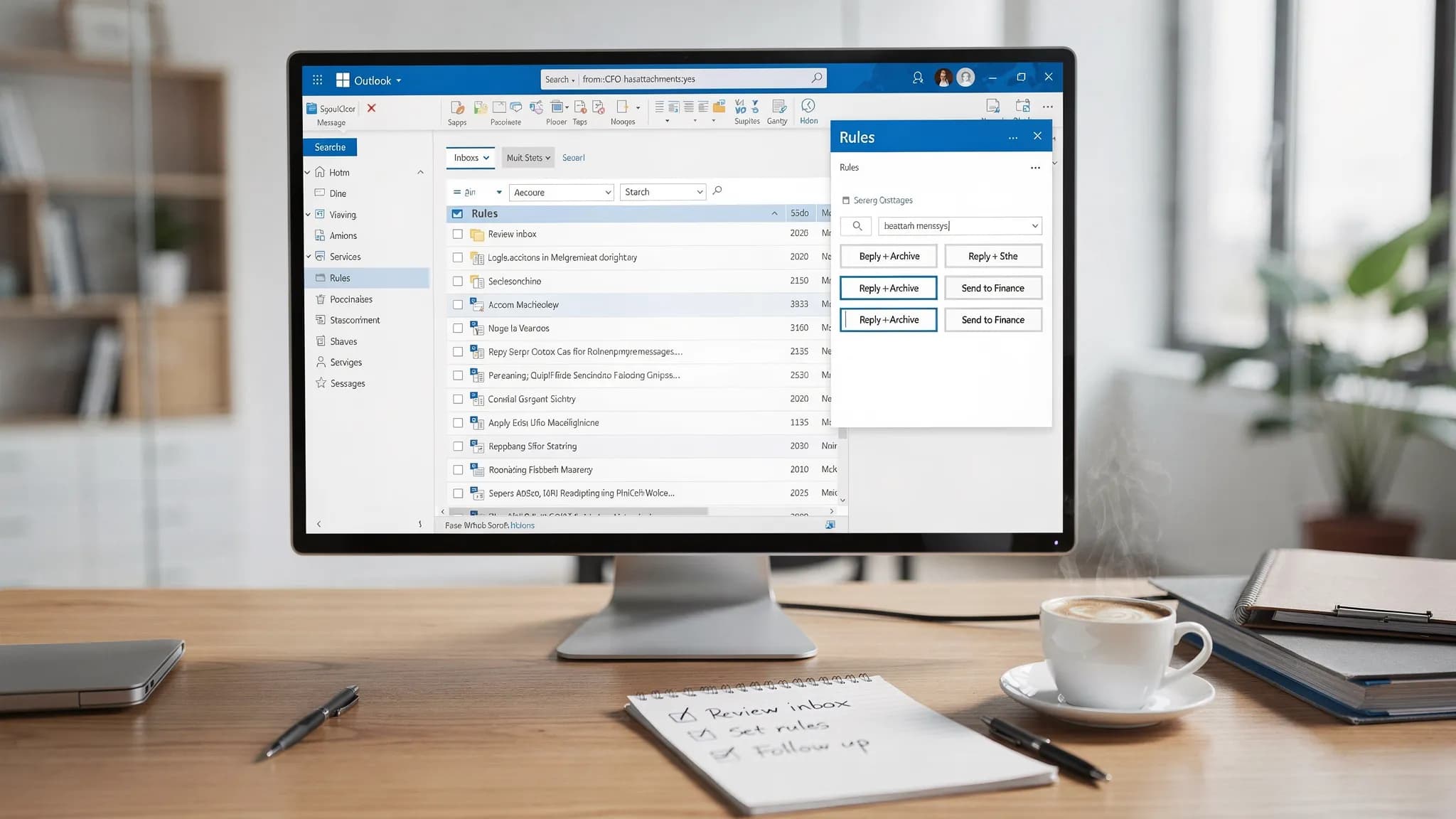 Outlook Rules, Search, and Quick Steps: Complete Checklist