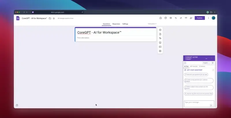 Forms AI Question Generator